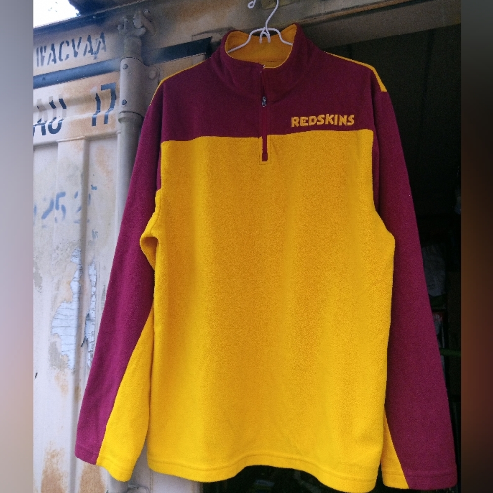 Washington Redskins fleece long sleeve male sz large